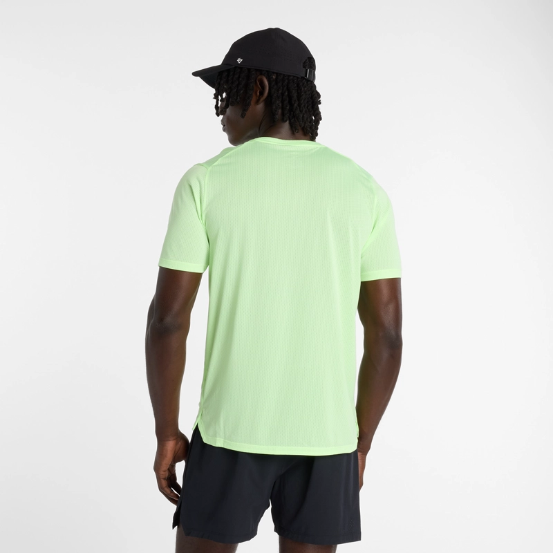POLERA RUNNING HOMBRE NEW BALANCE RC ESSENTIAL AMARILLA - 4