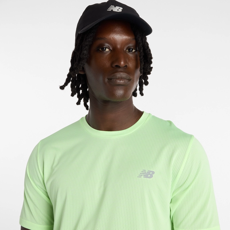 POLERA RUNNING HOMBRE NEW BALANCE RC ESSENTIAL AMARILLA - 5