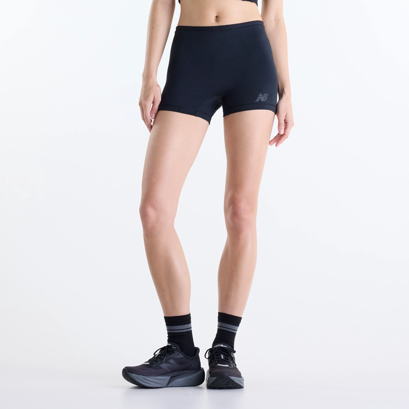 CALZA CORTA RUNNING MUJER NEW BALANCE FAST DAYS HOT NEGRO - 1