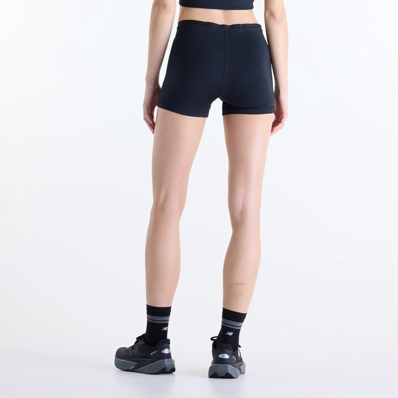 CALZA CORTA RUNNING MUJER NEW BALANCE FAST DAYS HOT NEGRO - 2