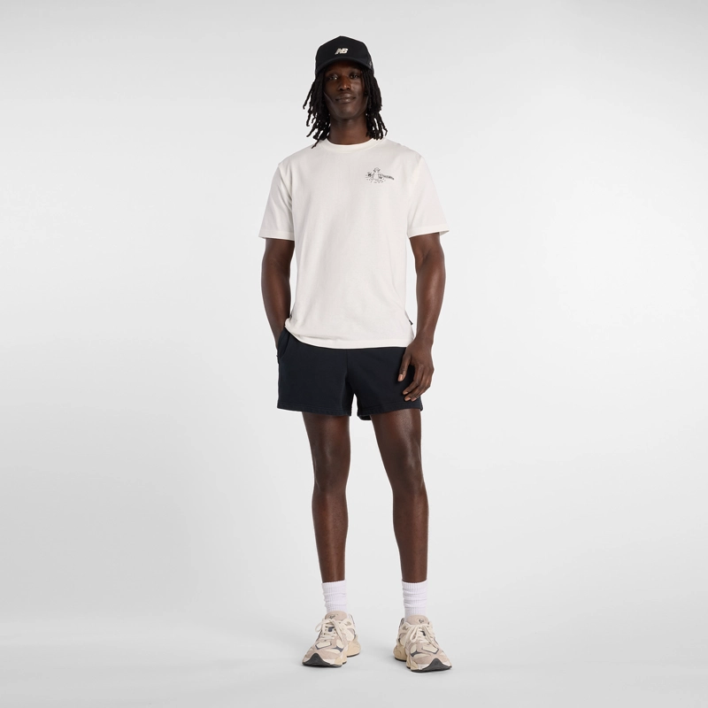 POLERA LIFESTYLE HOMBRE NEW BALANCE FOUNTAIN BLANCA - 1