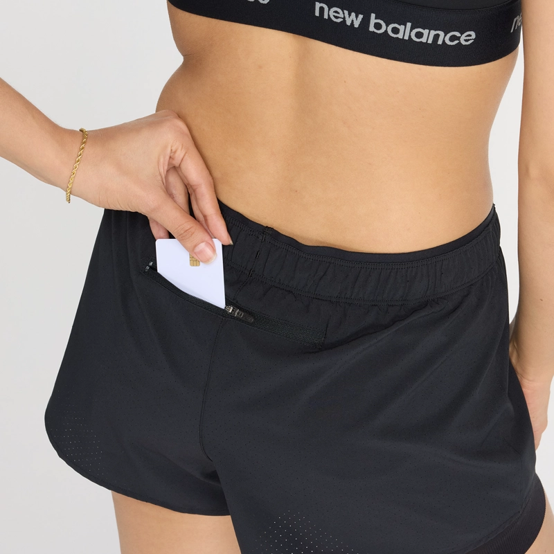 SHORT MUJER NEW BALANCE SPORT RC 2-IN 1 3 NEGRO - 7
