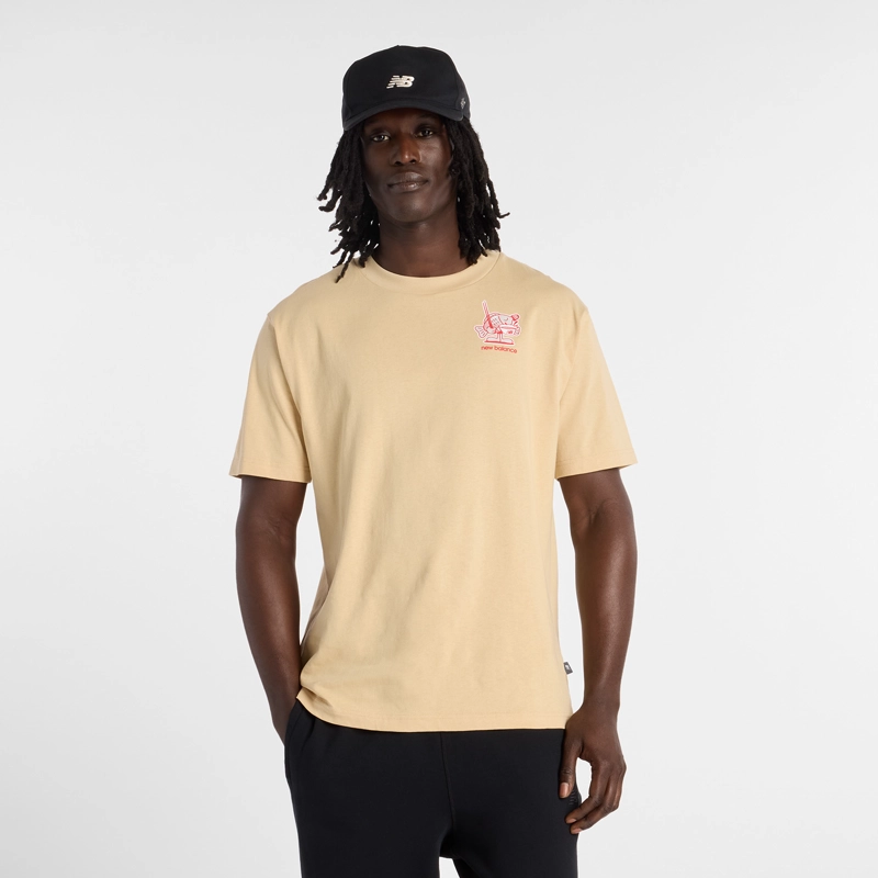 POLERA LIFESTYLE HOMBRE NEW BALANCE RAMEN CAFE  CLARO - 2
