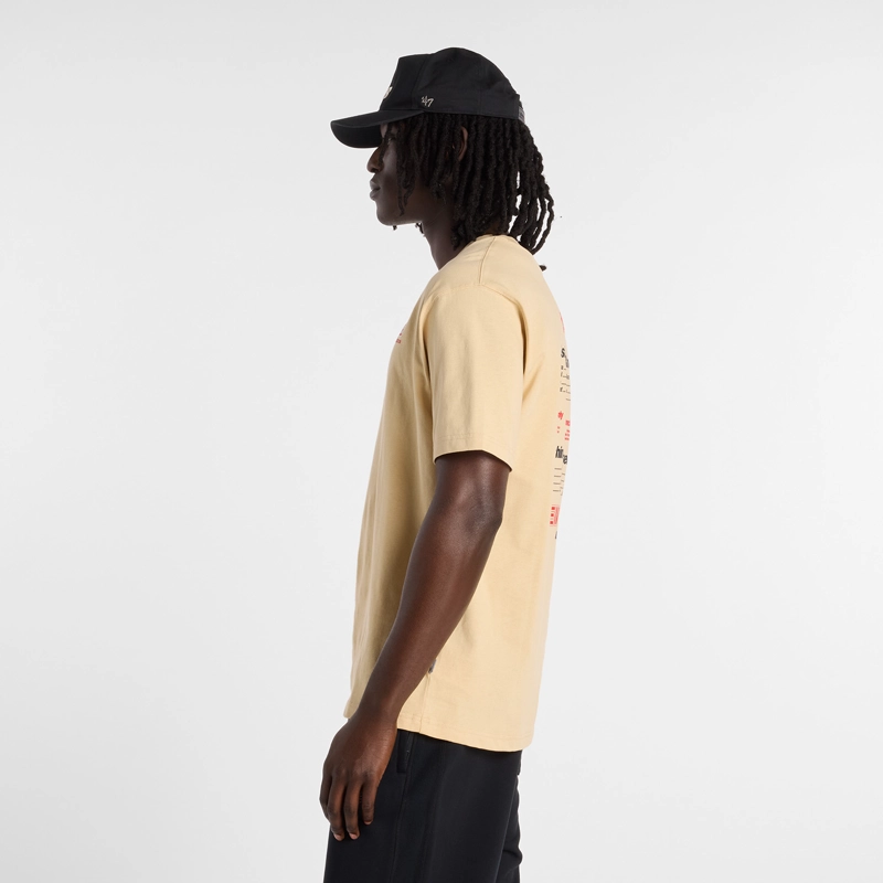POLERA LIFESTYLE HOMBRE NEW BALANCE RAMEN CAFE  CLARO - 3