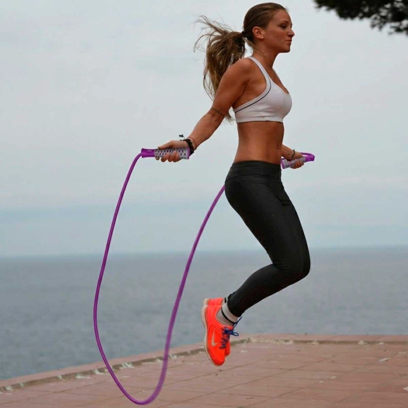 CUERDA SALTO ENTRENAMIENTO BLU FIT MORADO - 1