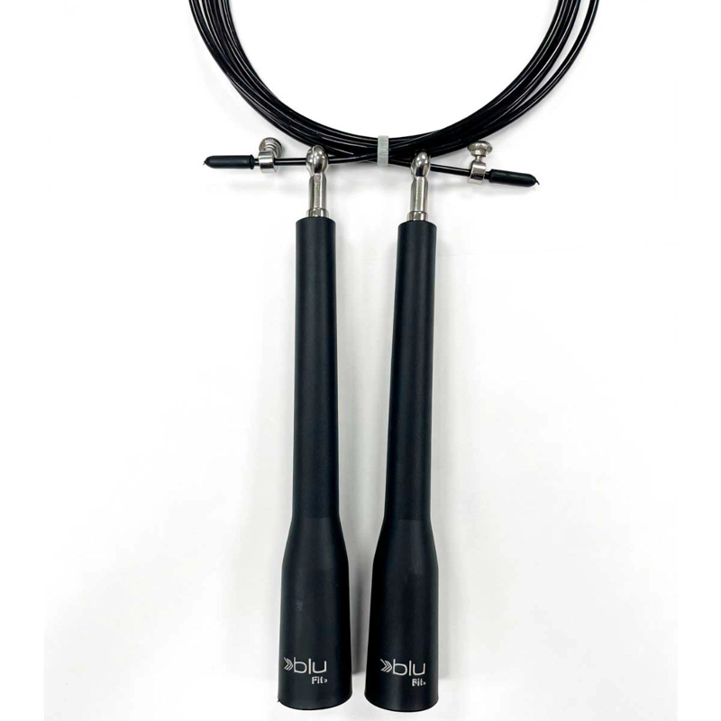 CUERDA SALTO ENTRENAMIENTO BLU FIT SPEED JUMP ROPE NEGRO - 2