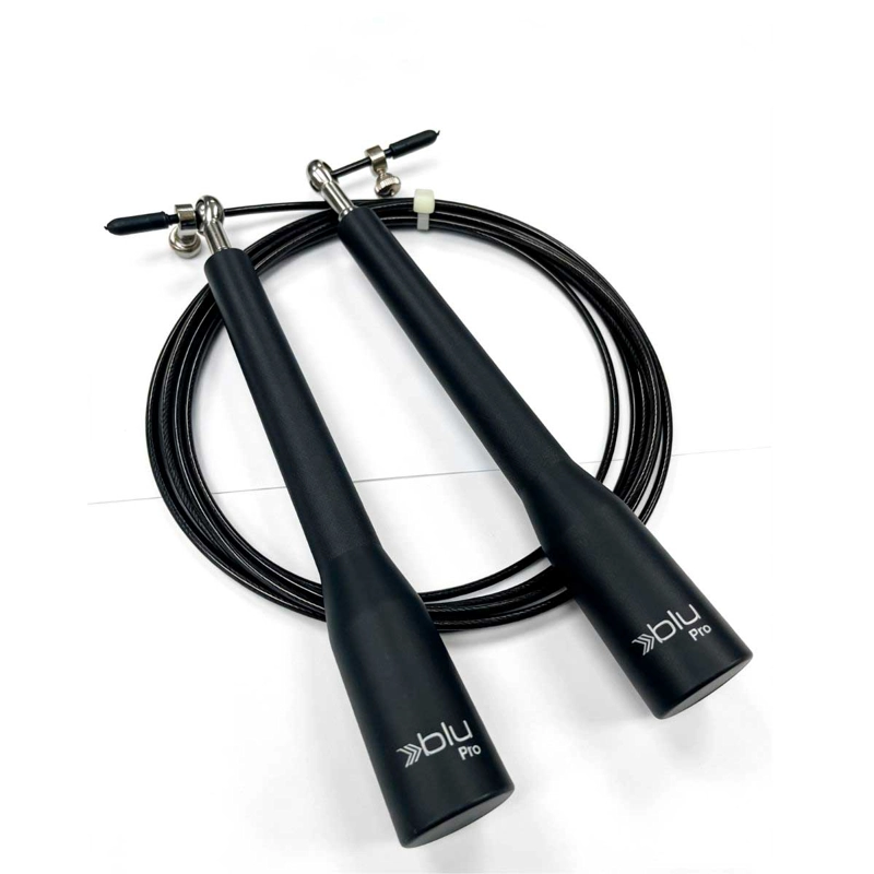CUERDA SALTO ENTRENAMIENTO BLU FIT SPEED JUMP ROPE NEGRO - 4