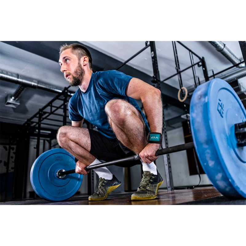 MUÑEQUERA BLU FIT LIFTING STRAP NEGRO - 5