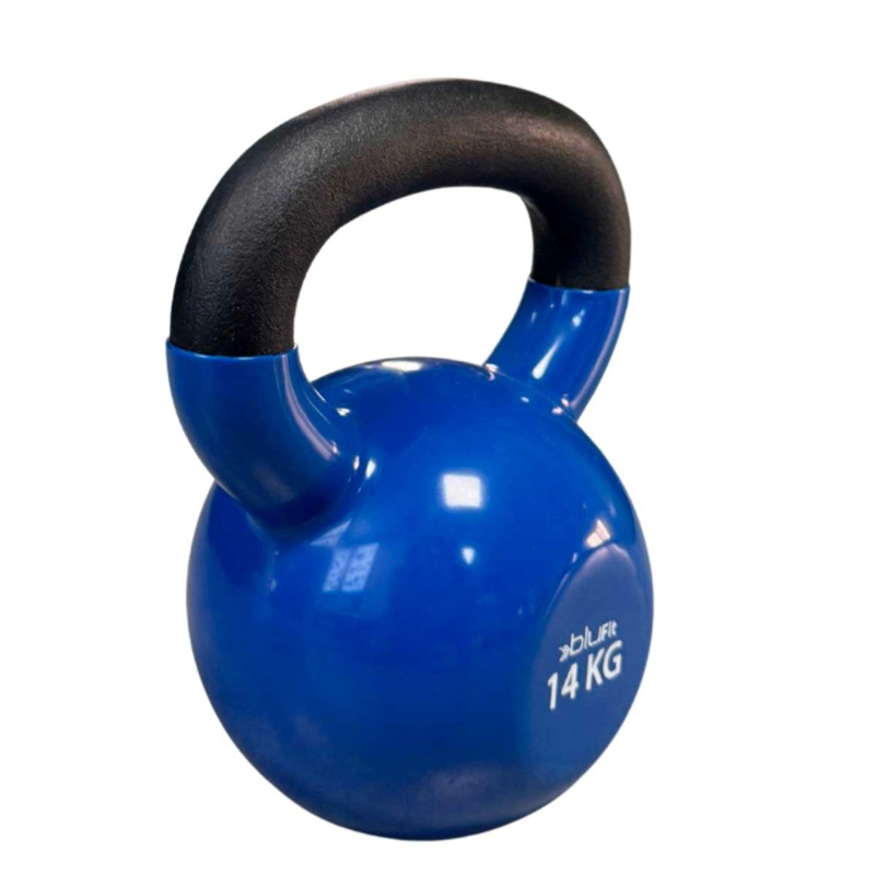 KETTLEBELL BLU FIT PESA RUSA VINILO 14KG AZUL - 2