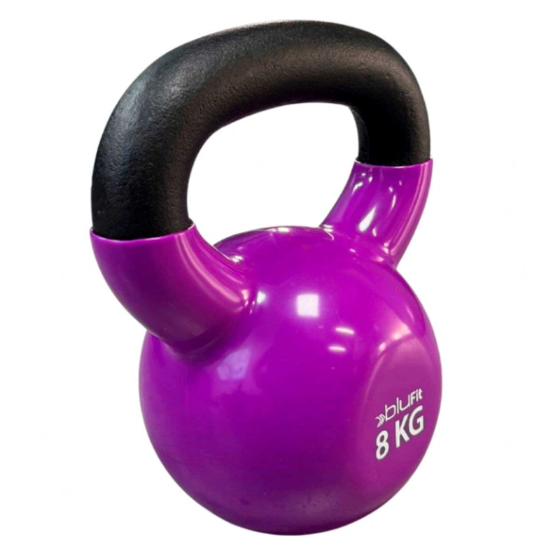 KETTLEBELL BLU FIT PESA RUSA VINILO 8KG LILA - 2