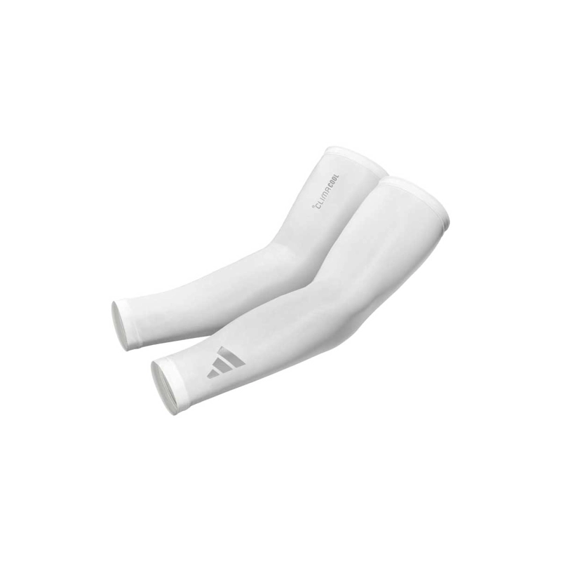 MANGAS DE COMPRESION FITNESS ADIDAS CLIMACOOL BLANCA - 1