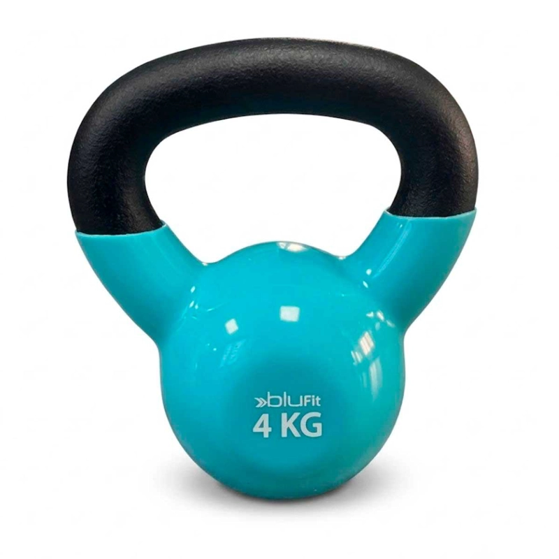 KETTLEBELL BLU FIT PESA RUSA VINILO 4KG TURQUESA - 1