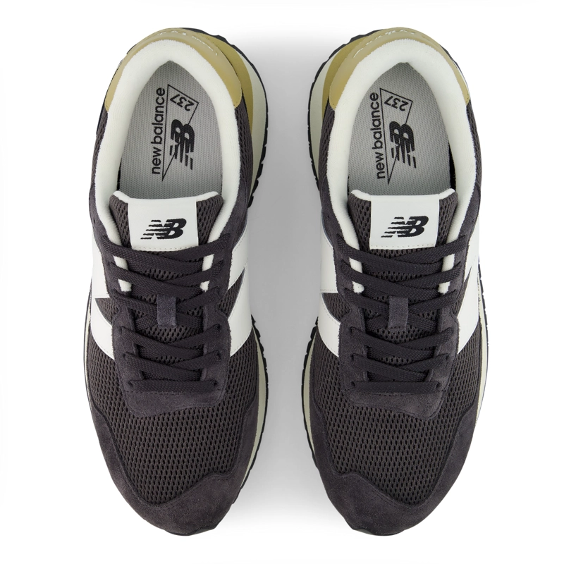 ZAPATILLAS URBANAS HOMBRE NEW BALANCE 237 NEGRAS/CAFE - 3
