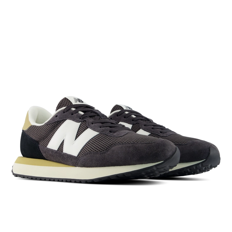 ZAPATILLAS URBANAS HOMBRE NEW BALANCE 237 NEGRAS/CAFE - 4