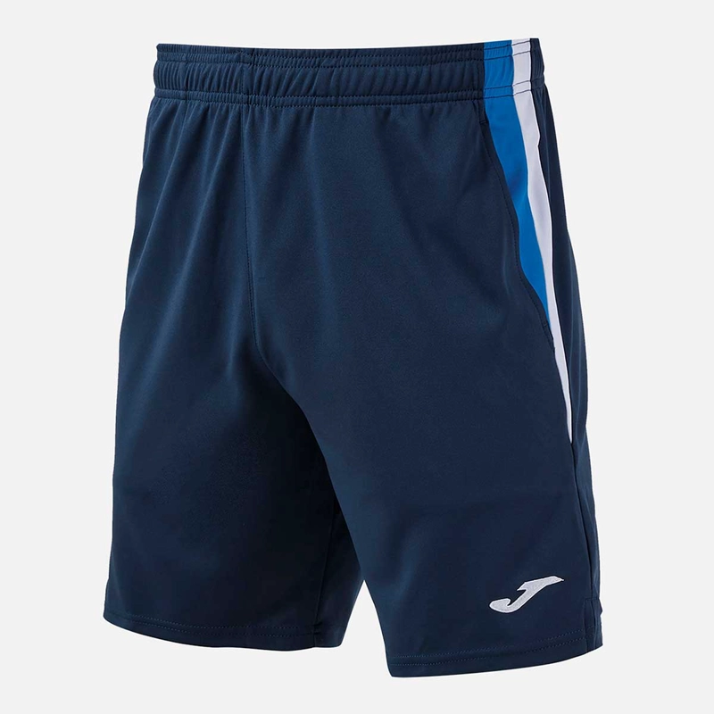 SHORT TENIS HOMBRE JOMA TERRA FRANJAS CELESTE AZUL MARINO - 1