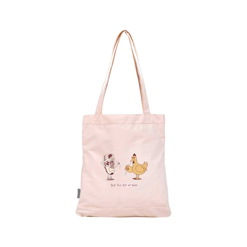 TOTE BAG UNISEX NEW BALANCE BEST TWO BEIGE - 1