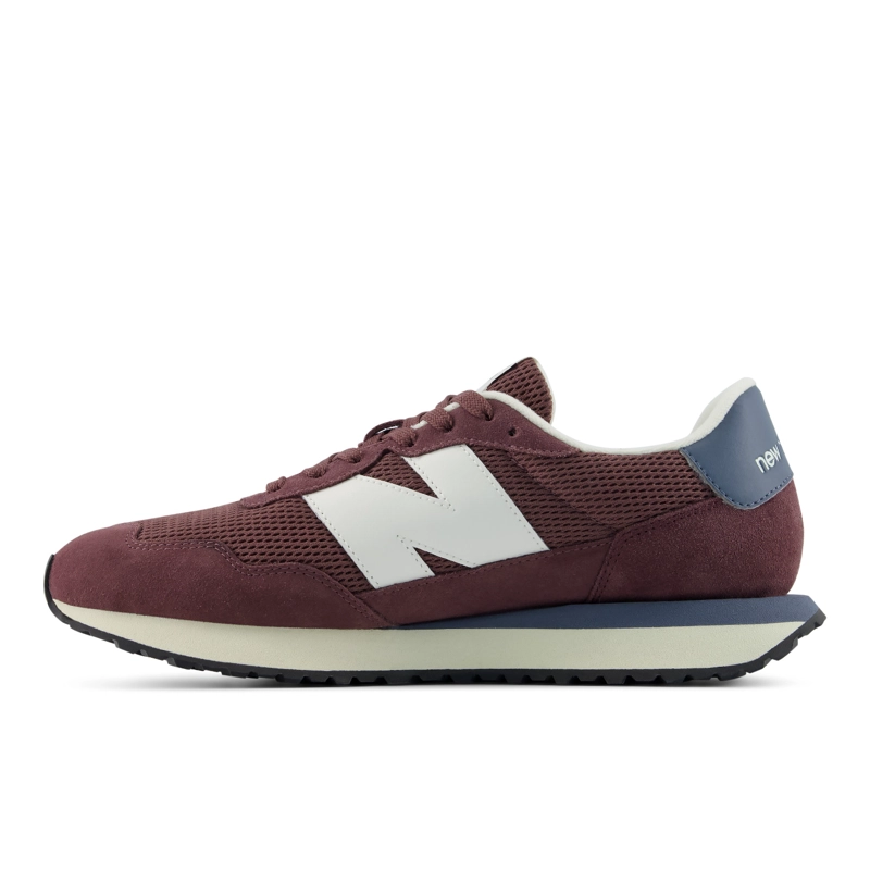 ZAPATILLAS URBANAS HOMBRE NEW BALANCE 237 BURDEO/GRIS - 2