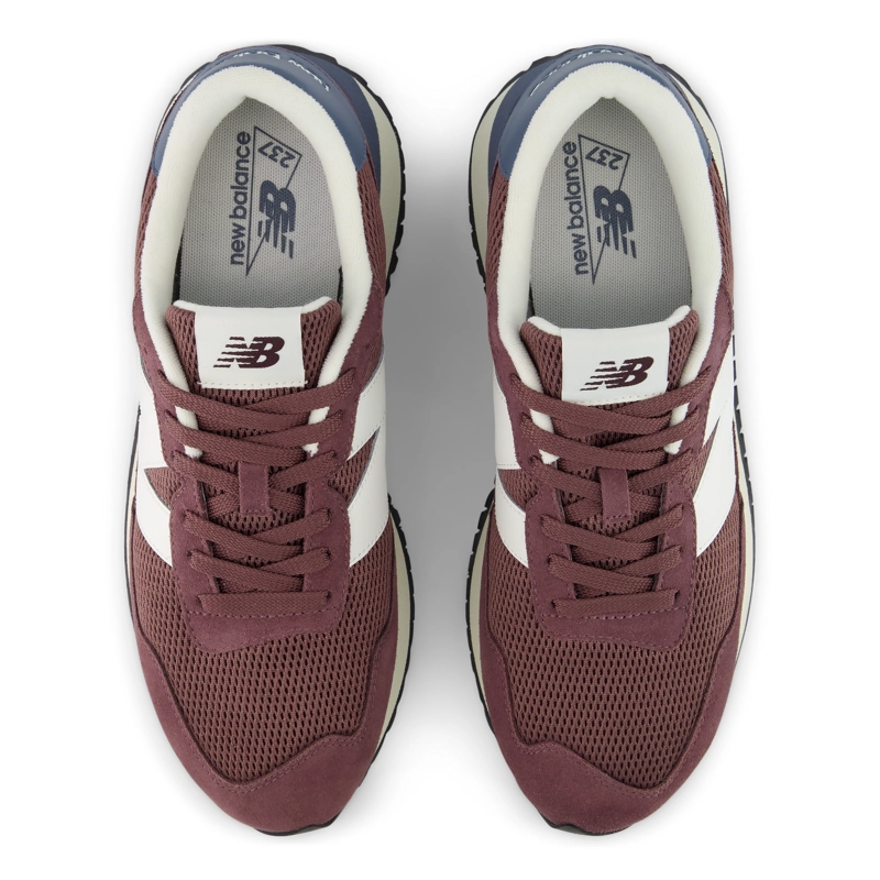 ZAPATILLAS URBANAS HOMBRE NEW BALANCE 237 BURDEO/GRIS - 3