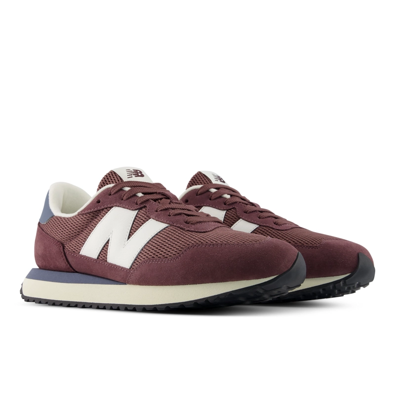 ZAPATILLAS URBANAS HOMBRE NEW BALANCE 237 BURDEO/GRIS - 4
