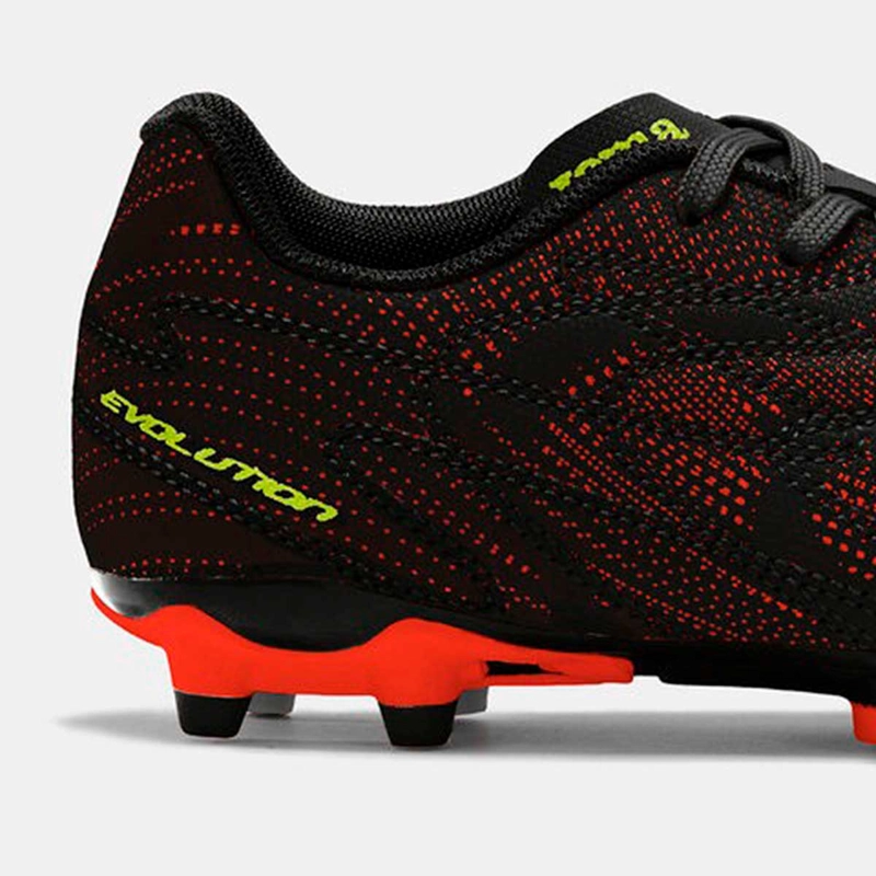 ZAPATILLAS FUTBOL NIÑOS JOMA EVOLUTION JR 2601 FG NEGRO - 3