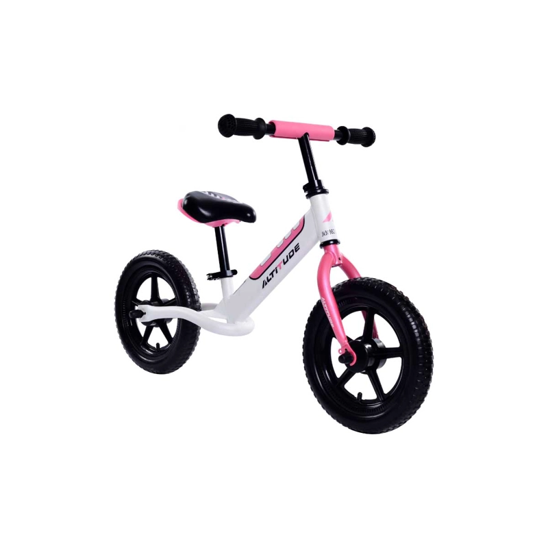SET BICICLETA APRENDIZAJE PUSH-BIKE + CASCO ALTITUDE BLANCO - 2