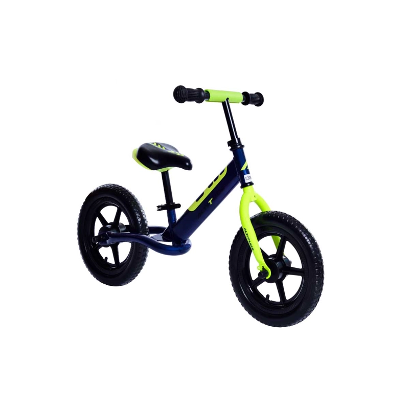 SET BICICLETA APRENDIZAJE PUSH-BIKE + CASCO ALTITUDE AZUL - 2