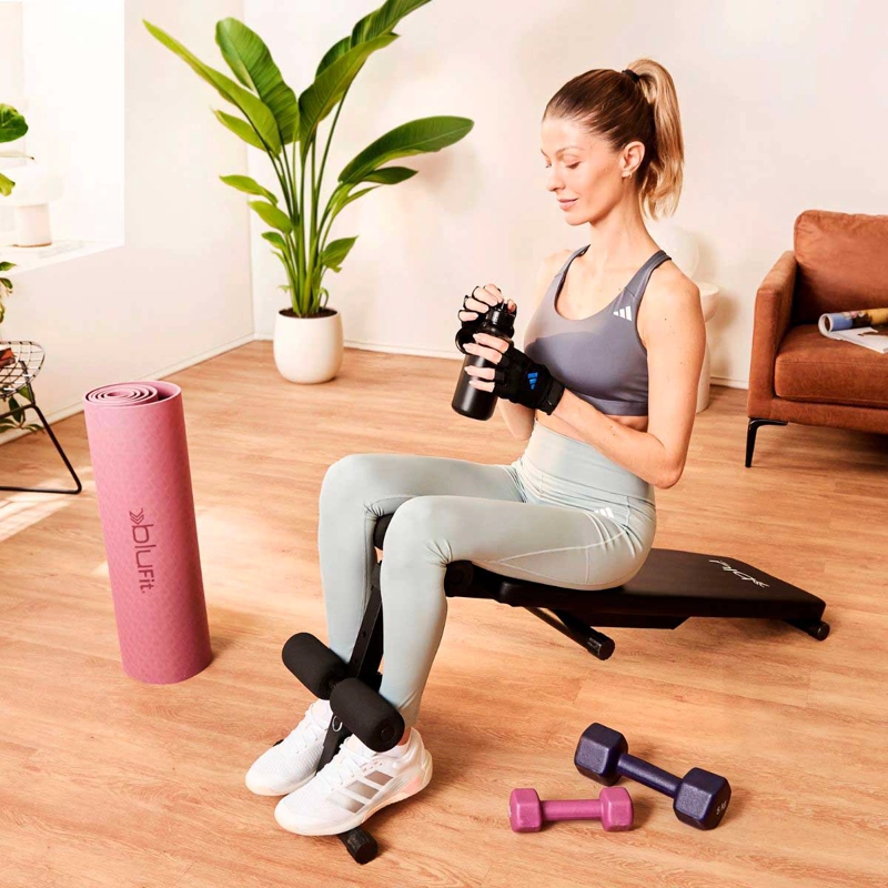 BANCO ABDOMINAL INCLINADO BLU FIT BE3.0 - 9