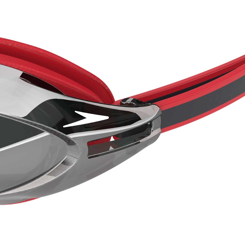 LENTES NATACION UNISEX SPEEDO VANQUISHER 3.0 MIRRORED ROJO - 7