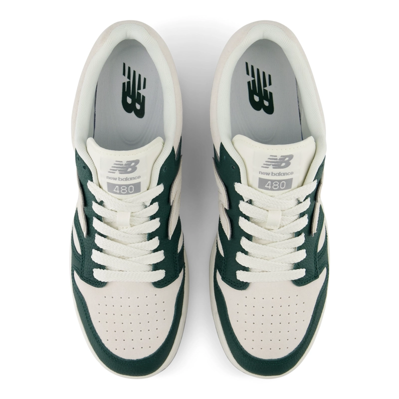 ZAPATILLAS URBANAS UNISEX NEW BALANCE 480 VERDE/BEIGE - 3