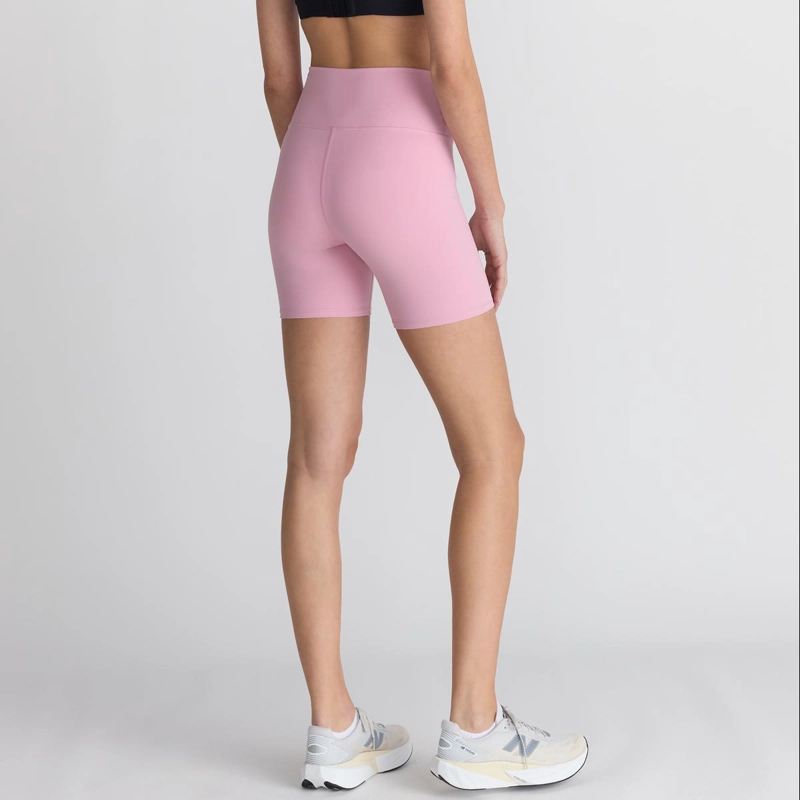CALZA CORTA ENTRENAMIENTO MUJER NEW BALANCE HARMONY ROSADA - 2