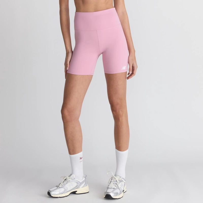 CALZA CORTA ENTRENAMIENTO MUJER NEW BALANCE HARMONY ROSADA - 4