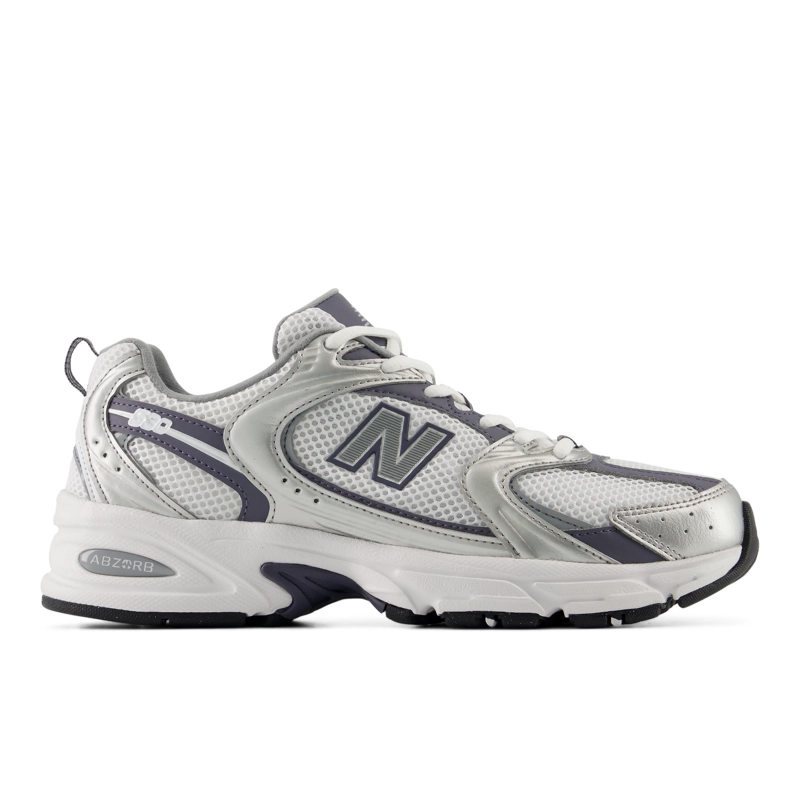 ZAPATILLAS URBANAS UNISEX NEW BALANCE 530 GRISES/BLANCAS - 1