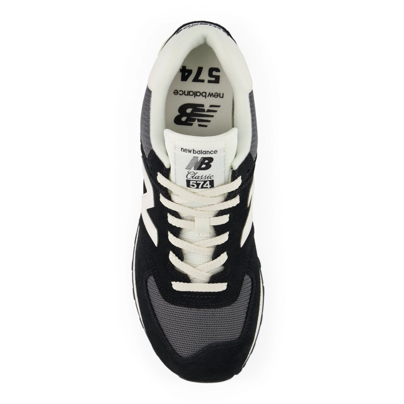 ZAPATILLAS URBANAS UNISEX NEW BALANCE 574 NEGRA/BLANCAS - 3