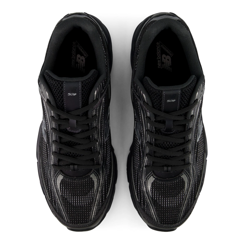 ZAPATILLAS URBANAS UNISEX NEW BALANCE 509 NEGRAS/GRISES - 3