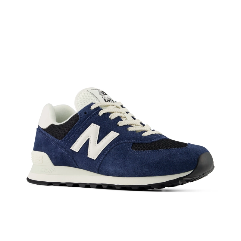 ZAPATILLAS URBANAS UNISEX NEW BALANCE 574 AZULES/BLANCA - 4