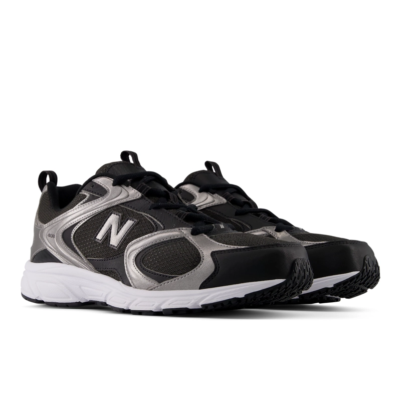 ZAPATILLAS URBANAS HOMBRE NEW BALANCE 408 GRIS/NEGRAS - 4