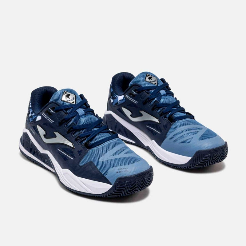 ZAPATILLAS PADEL HOMBRE JOMA SPIN CLAY 2633 AZUL - 2