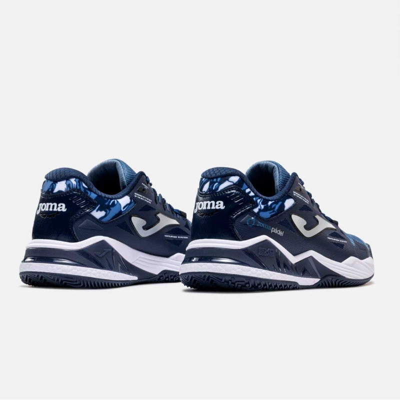 ZAPATILLAS PADEL HOMBRE JOMA SPIN CLAY 2633 AZUL - 3