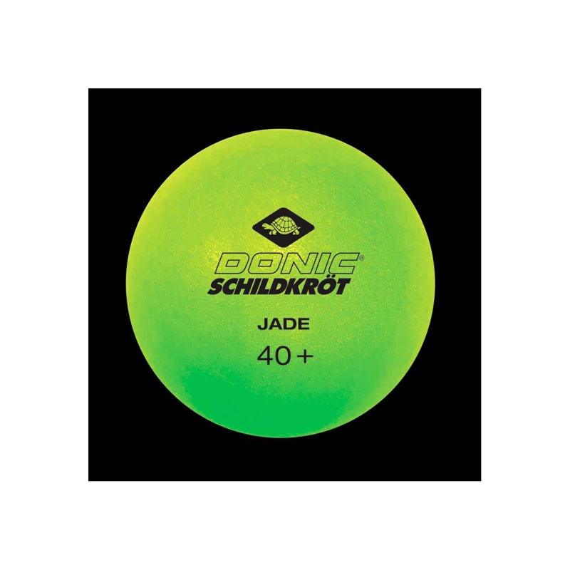 PELOTAS PING PONG SCHILDKROT JADE 40+ GLOW IN THE DARK - 3