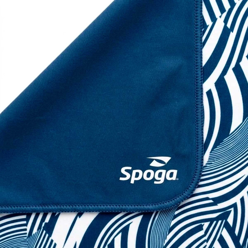 TOALLA NATACION UNISEX SPOGA ESTAMPADO AZUL M - 2