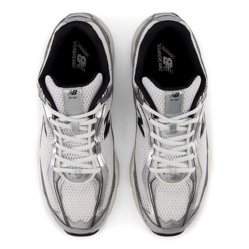 ZAPATILLAS URBANAS UNISEX NEW BALANCE 509 GRISES/PLATA - 3