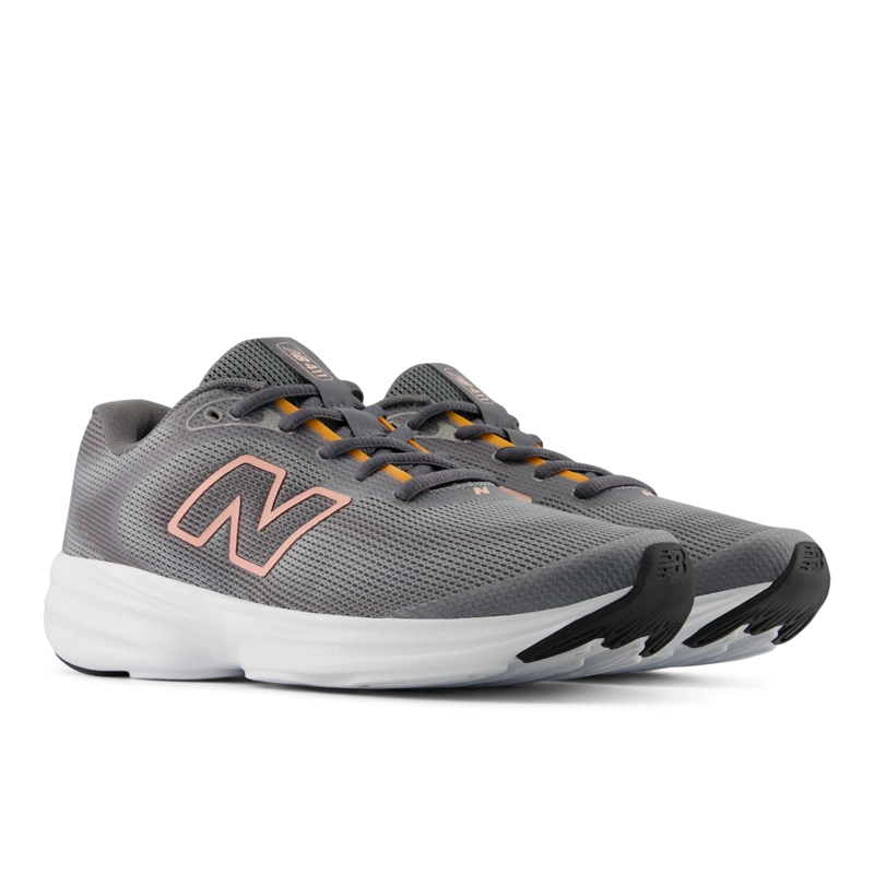 ZAPATILLAS RUNNING MUJER NEW BALANCE 411 V4 GRISES/ROSA - 4
