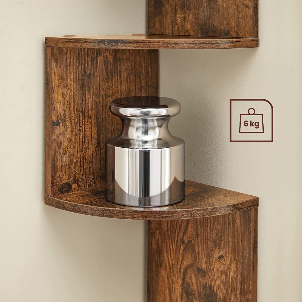 MUEBLE ESTANTE ESQUINERO ZIGZAG ESTILO INDUSTRIAL - 4