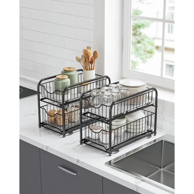 ORGANIZADOR SPACEZAT AARHUS MULTIFUNCIONAL COCINA 2 NIVELES Y CAJONES - 2