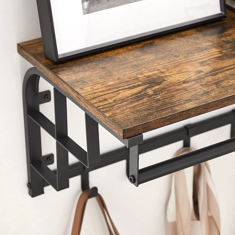 REPISA PERCHERO VASTRA ESTANTE DE PARED ESTILO INDUSTRIAL - 7