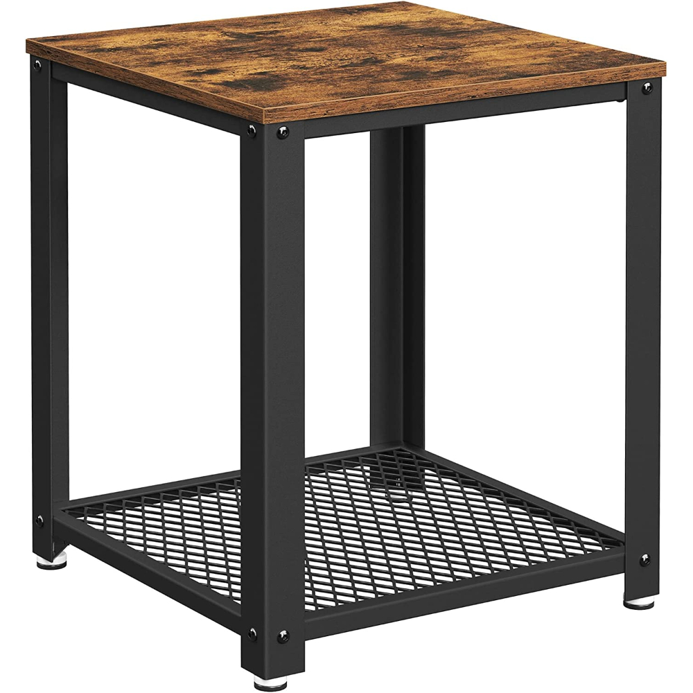 MESA LATERAL AUXILIAR VELADOR UMEA ESTILO INDUSTRIAL - 1