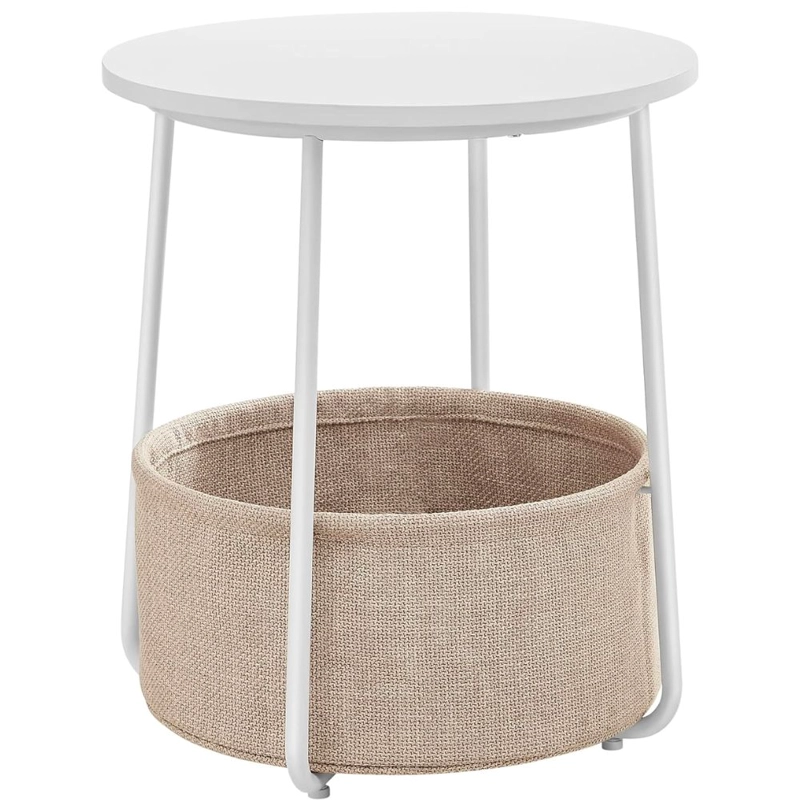 MESA AUXILIAR SPACEZAT NORREBRO CON CANASTO ESTILO INDUSTRIAL - 1