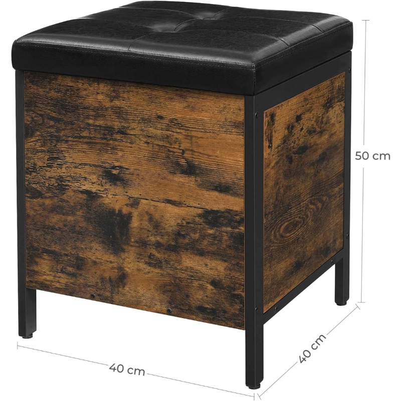 MUEBLE ZAPATERO BAUL ORGANIZADOR ECO CUERO VANNALA - 3