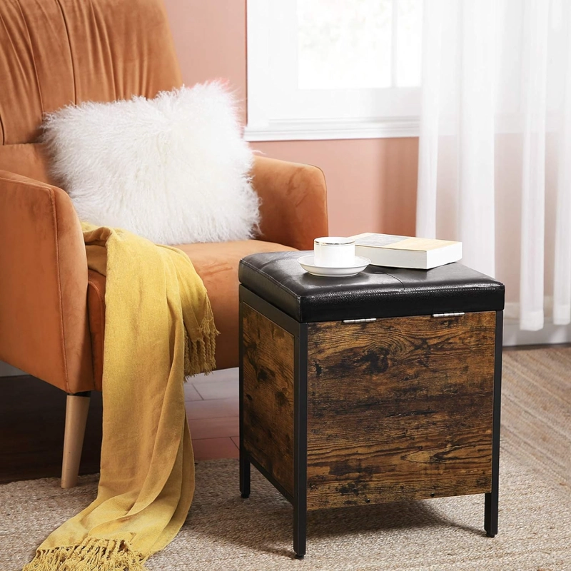 MUEBLE ZAPATERO BAUL ORGANIZADOR ECO CUERO VANNALA - 5