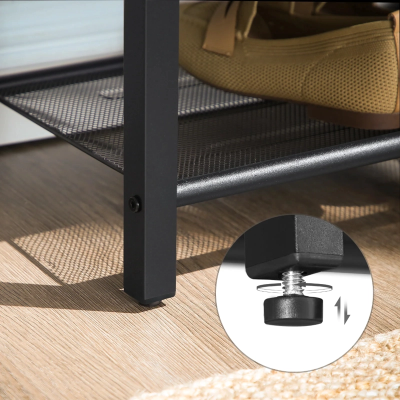 BANQUETA SPACEZAT AVLA ZAPATERO CON BAÚL ECO CUERO - 7